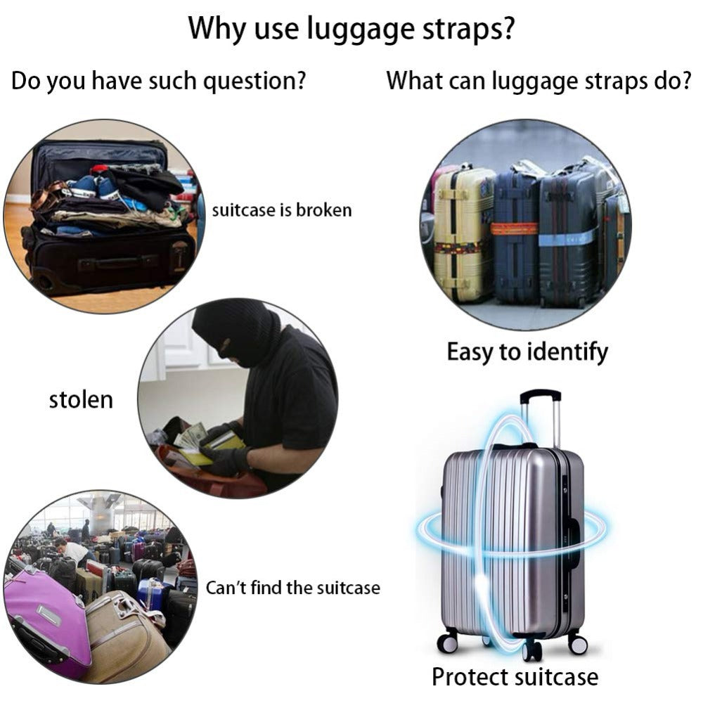 Nylon Luggage Strap Belt
