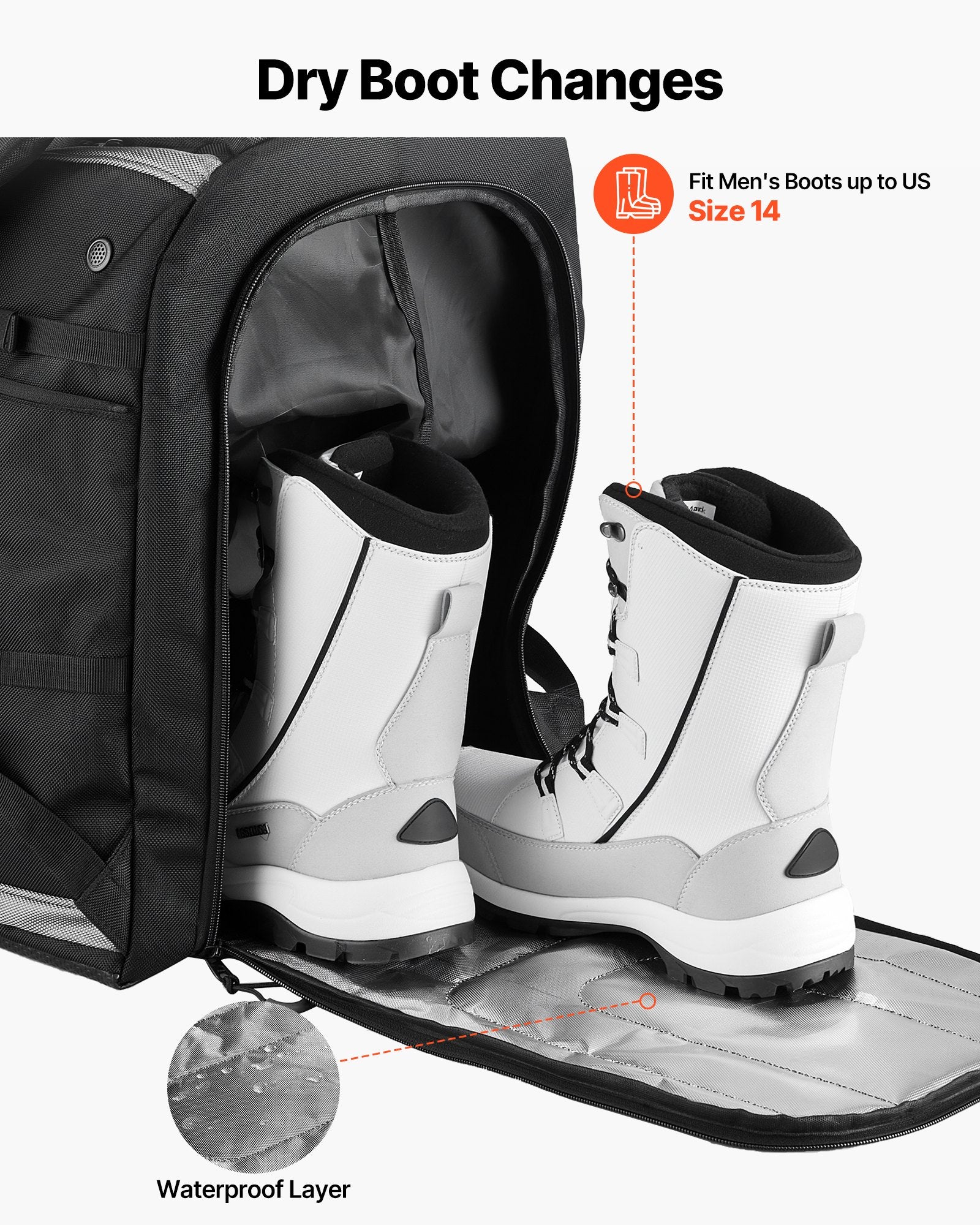 Waterproof Ski Equipment Bag